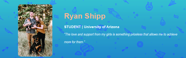 The love and support from my girls is something priceless that allows me to achieve more for them.
